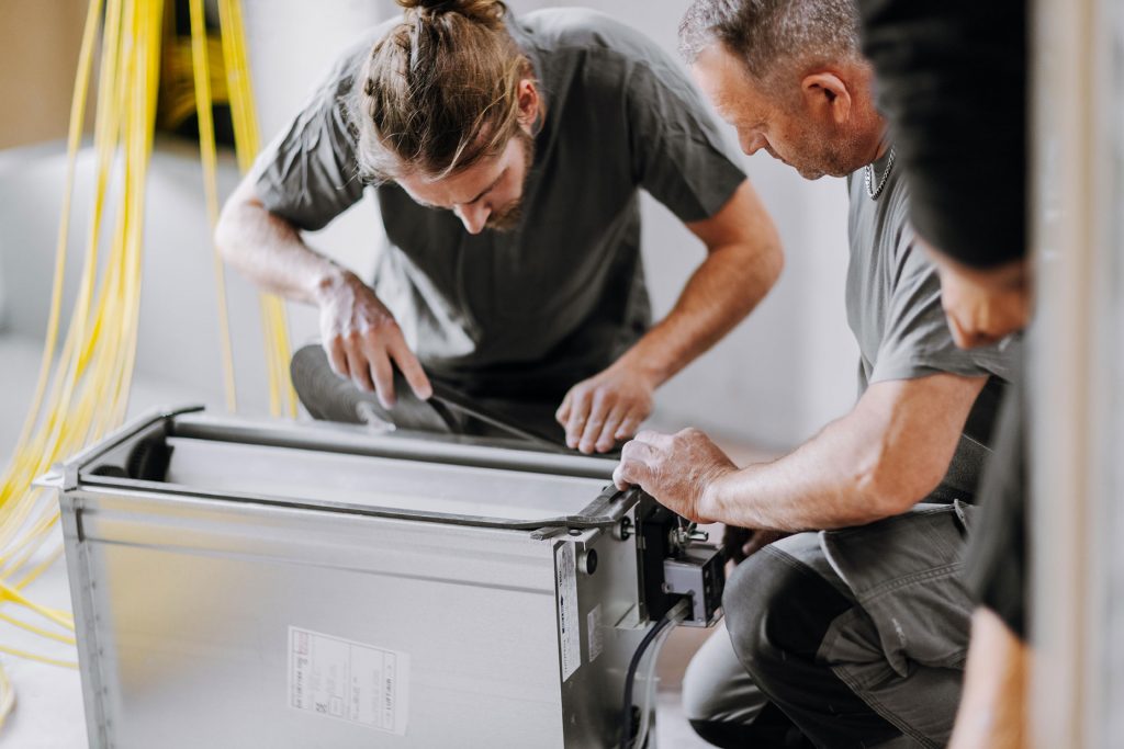 Mitarbeiter bei der Arbeit